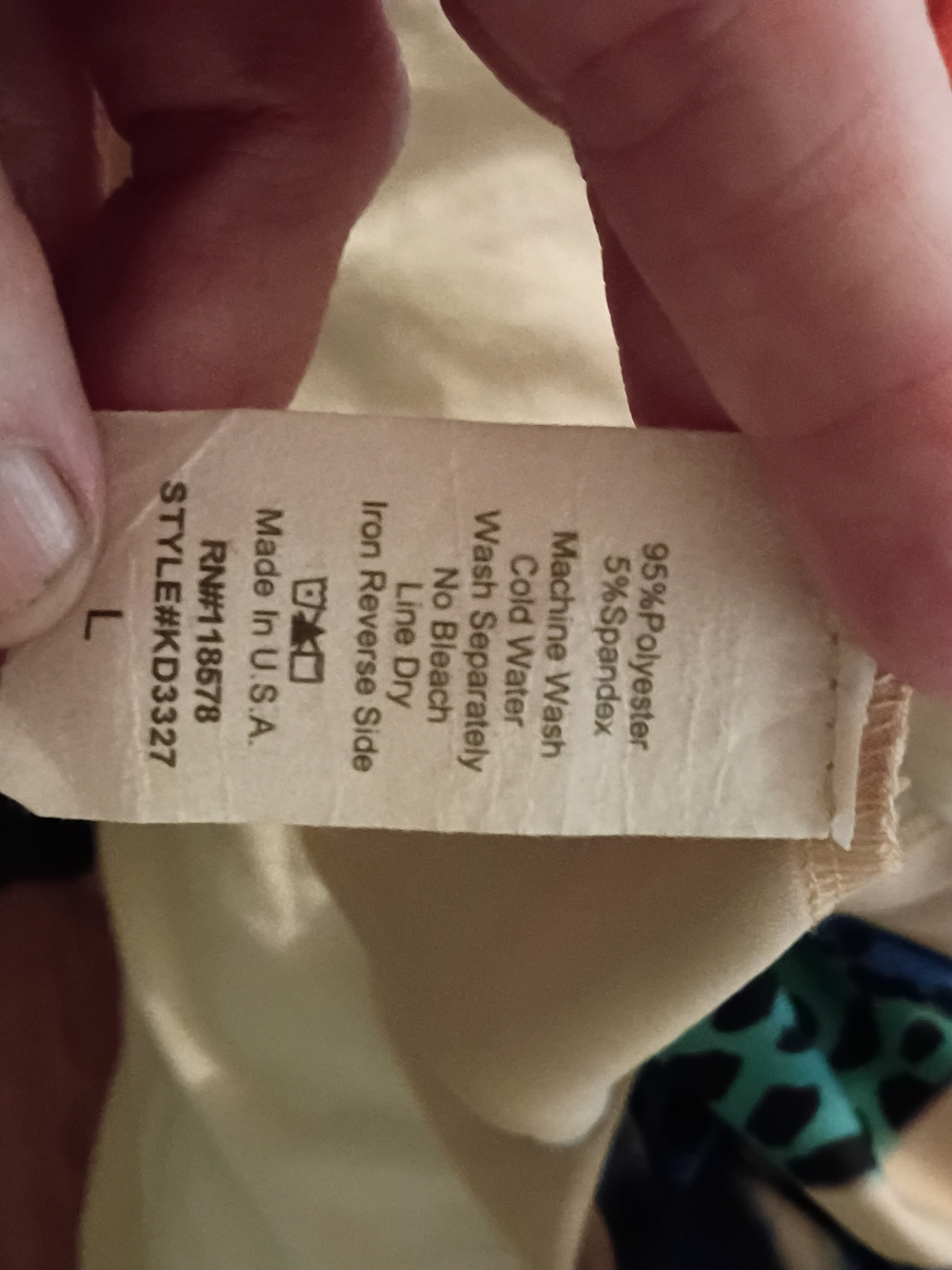 Sleeveless V-Neck Maxi Dress in Blue and Green Animal Print - Picture 6 of 6